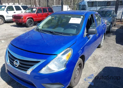 2015 Nissan Versa 1.6 S+ z USA, uszkodzony, nr VIN 3N1CN7AP1FL872804